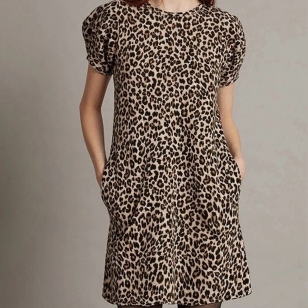 Velvet by Graham and Spencer Leopard print dress